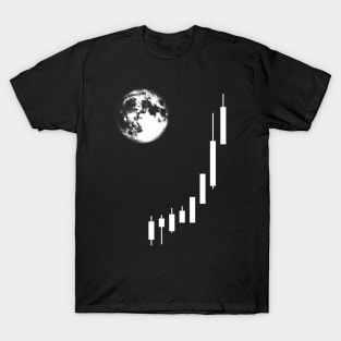 To The Moon Trading HODL Crypto Market T-Shirt